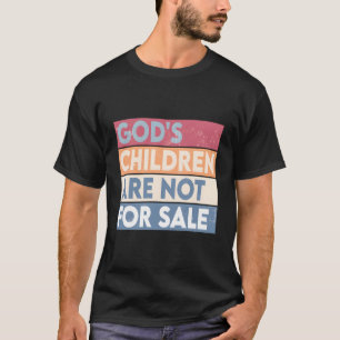 Gods kinderen zijn niet te koop Retro chri T-shirt
