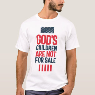 Gods kinderen zijn niet te koop t-shirt