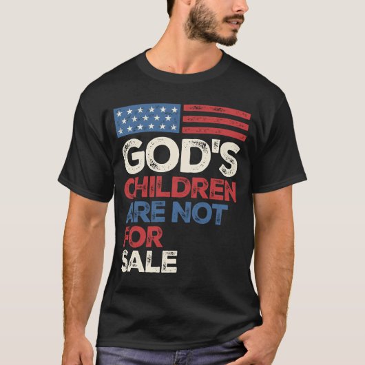 Gods kinderen zijn niet te koop t-shirt (Voorkant)
