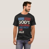Gods kinderen zijn niet te koop t-shirt (Voorkant volledig)