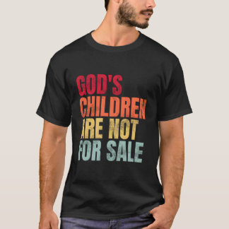 Gods kinderen zijn niet te koop t-shirt