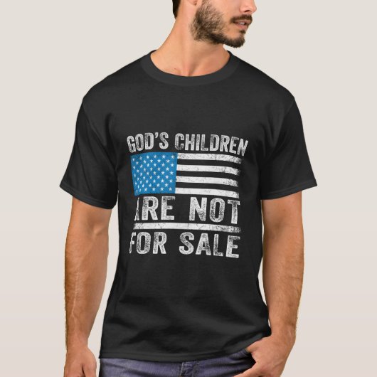 Gods kinderen zijn niet te koop t-shirt (Voorkant)