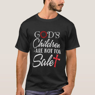 Gods kinderen zijn niet te koop voor de kinderen v t-shirt