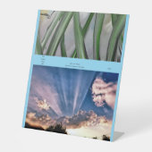 God's Kitchen Is Always Open! Reclamebord Met Voetstuk (Voorkant)