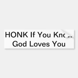 God's Kleine Ad Bumpersticker