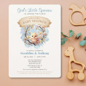Gods kleine mus Baby shower uitnodiging