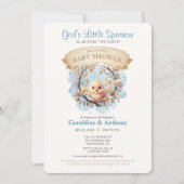 Gods kleine mus Baby shower uitnodiging (Voorkant)