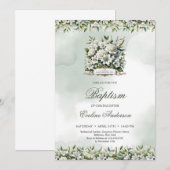 Gods kostbare gave: de groene en gouden doop kaart (Voorkant / Achterkant)