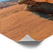 Gods Laarzen gevonden in woestijn. Poster (Hoek)