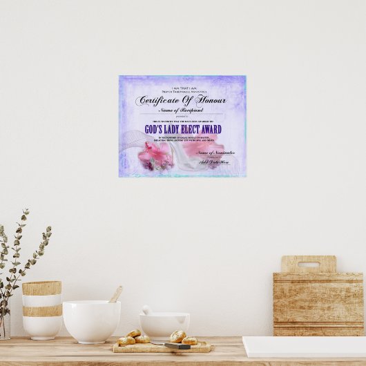 God's Lady Elect Poster (Keuken)