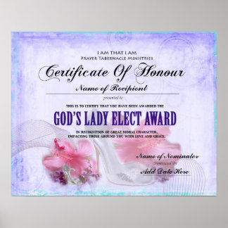 God's Lady Elect Poster