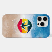 God's Leaf - Funky Beach Edition iPhone Hoesje (Achterkant horizontaal)