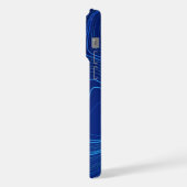 God's Leaf - Funky Blue Edition iPhone Hoesje (Linkerkant)