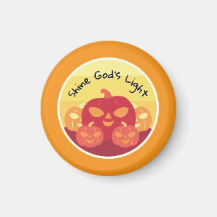 Gods licht laten schijnen Halloween magneet