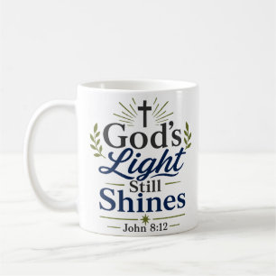 God's Licht Schijnt Nog Steeds Spirituele Ochtendq Koffiemok
