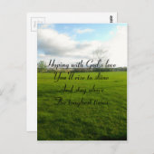 Gods liefde briefkaart (Voorkant / Achterkant)