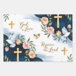 Gods liefde inpakpapier vel