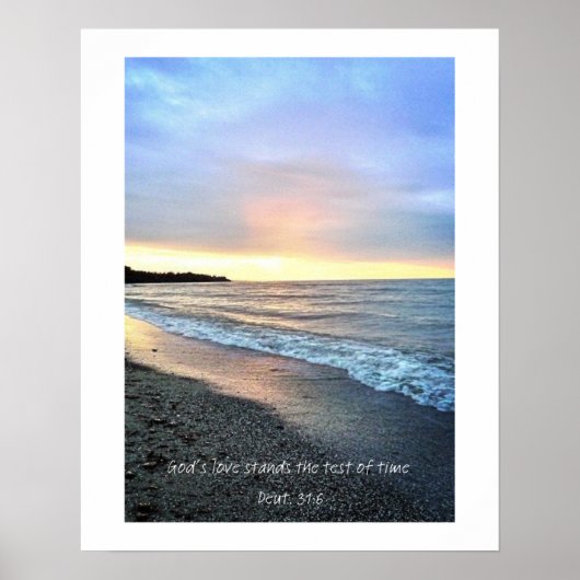 Gods liefde is de test van de tijd. poster (Voorkant)