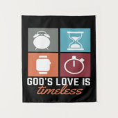 Gods liefde is tijdloos tapijt wandkleed (Voorkant)
