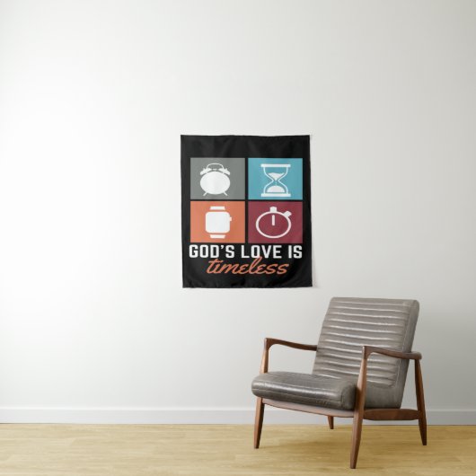 Gods liefde is tijdloos tapijt wandkleed (In situ)