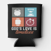 Gods liefde is tijdloze Christelijke Koelbox Blikjeskoeler (Voorkant)