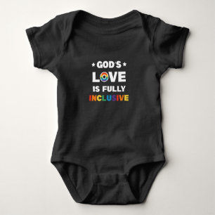 God's liefde is volledig inbegrepen Gay LGBT Pride Romper