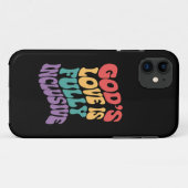 Gods liefde is volledig inclusief Christelijk Jesu Case-Mate iPhone Case (Achterkant (horizontaal))