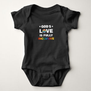 God's Liefde Is Volledig Inclusief Gay LGBT Pride Romper