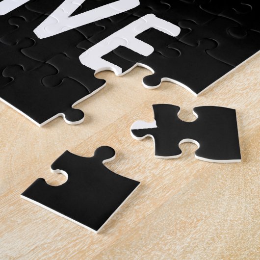 God's liefde is volledig inclusieve Christelijke G Legpuzzel (Zijkant)