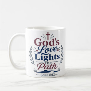 God's Liefde Verlicht De Weg Christelijke Spreuk Koffiemok