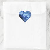 God's Liefde voor Jou is Eeuwig Hart Sticker (Tas)