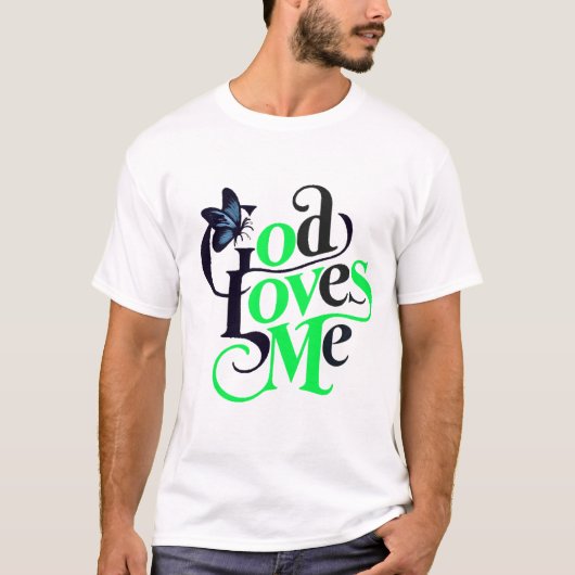 Gods Liefde Voor Mij T-shirt (Voorkant)