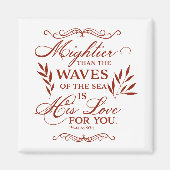 Gods liefdesbijbel Verse, inspirerend, gefragmente Magneet (Voorkant)