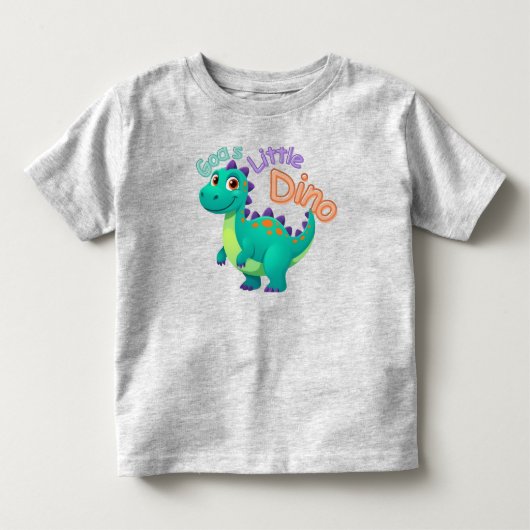 God's Little Dino Peuter T-Shirt (Voorkant)