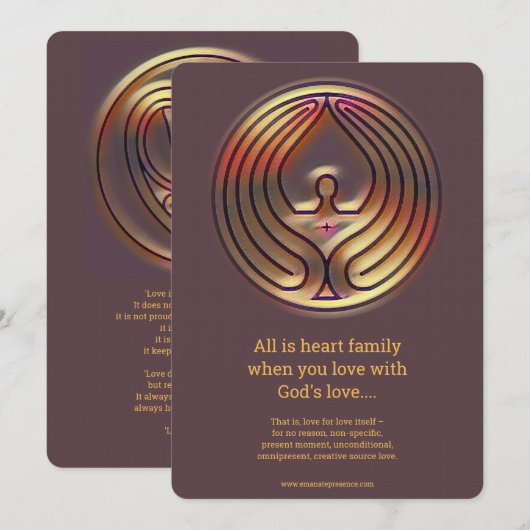 God's Love - 002 Kaart (Voorkant / Achterkant)