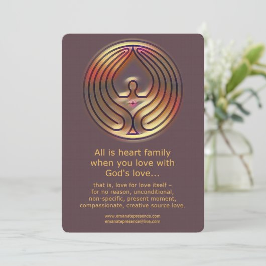 God's Love - 006 Kaart (Staand voorkant)