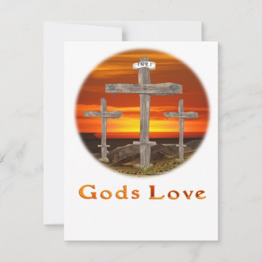 Gods Love Bedankkaart (Voorkant)