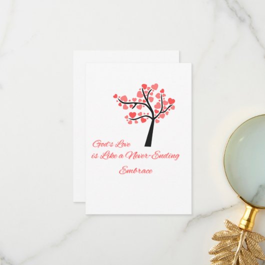 God's Love Bedankkaart (Voorkant / Achterkant in situ)