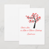 God's Love Bedankkaart (Voorkant / Achterkant)