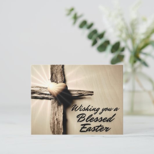 God's Love Blessed Easter Briefkaart (Staand voorkant)