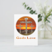 Gods Love Briefkaart (Staand voorkant)