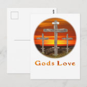 Gods Love Briefkaart (Voorkant / Achterkant)