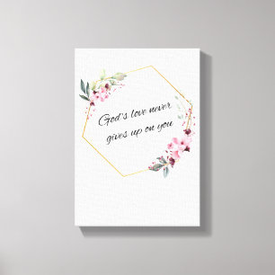 God's Love Canvas Afdruk