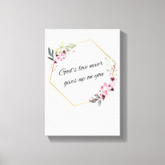 God's Love Canvas Afdruk