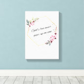 God's Love Canvas Afdruk (Insitu (Houten vloer))