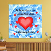 God's Love Canvas Afdruk (Insitu (Woonkamer))