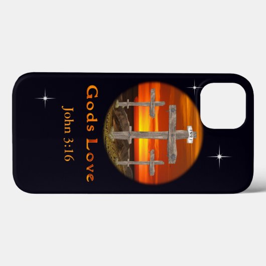 Gods Love Case-Mate iPhone Case (Achterkant (horizontaal))