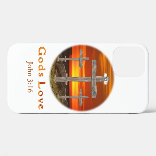 Gods Love Case-Mate iPhone Case (Achterkant (horizontaal))