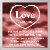 God's Love Gift Poster-Customize Poster (Voorkant)