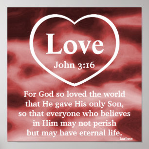 God's Love Gift Poster-Customize Poster